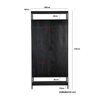 Kala wandkast twee deuren 100 cm