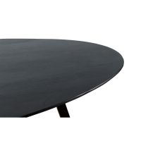 Livingfurn Eettafel Oslo Ovaal Zwart 200 cm - Web Poot