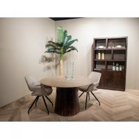 Livingfurn Valentino ronde eettafel - Ø130 cm - beige