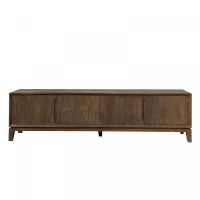 Livingfurn Cortez tv meubel 210cm - donkerbruin