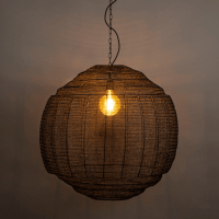 Meezan hanglamp XL zwart van het woonmerk Dutchbone 