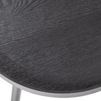 Bijzettafel Mesa Hout L Zwart 34xø60 van het woonmerk WOOOD