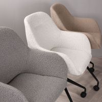 DS4U Milan bureaustoel bouclé - ivoor - OUTLET B