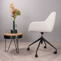 DS4U Milan bureaustoel bouclé - ivoor - OUTLET B