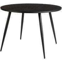 Puur Mora eettafel rond 110 cm zwart