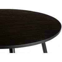 Puur Mora eettafel rond 110 cm zwart