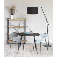 Puur Mora eettafel rond 110 cm zwart