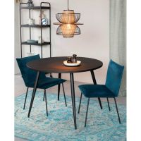 Puur Mora eettafel rond 110 cm zwart