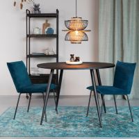 Puur Mora eettafel rond 110 cm zwart