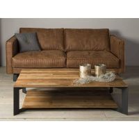 Tower Living Pandora salontafel - 135 cm - bruin