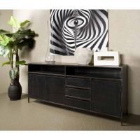 Tower Living Paterno dressoir - 200 cm - zwart