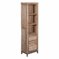 Tower Living Venetie boekenkast - 50 cm - bruin