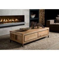 Tower Living Venetie salontafel dicht - 135 cm - bruin