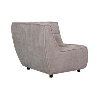 Label51 Albero bank hoekstuk 91x91x81 cm - clay elite/zwart hout