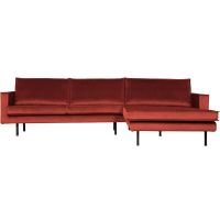 Woood Rodeo chaise longue rechts velvet