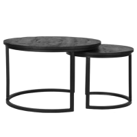 Salontafelset Double 70x70x45 cm van het woonmerk Label51