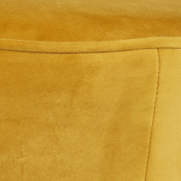 Sara poef laag fluweel