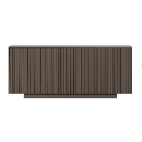 Woood Nova dressoir 200 cm grenen - truffelbruin