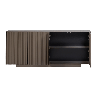 Woood Nova dressoir 200 cm grenen - truffelbruin