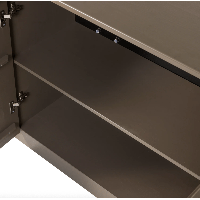 Woood Nova dressoir 200 cm grenen - truffelbruin