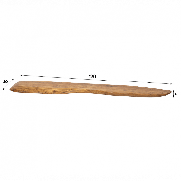 Fraaai Boka organische wandplank - 120 cm - naturel