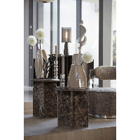 Otinia bijzettafel Ø41x56 cm