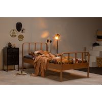 Woood Zola nachtkastje met lade en deur zwart