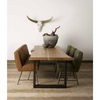 Tower Living Urbania eettafel - 180 cm - bruin