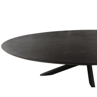 Starfurn Eettafel Brandy ovaal 300 cm - zwart