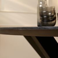 Starfurn Eettafel Brandy ovaal 240 cm - zwart