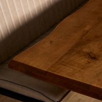 Rechthoekige boomstamtafel Boston - 160 cm - naturel