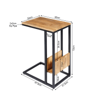 Starfurn Slider bijzettafel hoog - naturel - OUTLET B