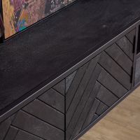 Starfurn Zwevend tv-meubel New York 240 cm - zwart