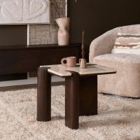 Starfurn Bijzettafel Maeve 57 cm - donkerbruin