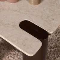 Starfurn Bijzettafel Maeve 57 cm - donkerbruin