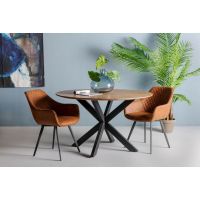 Eettafel Oslo Rond Naturel 130 cm