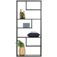 Woood Teun vakkenkast metaal zwart