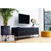 Woood Silas tv-meubel essen blacknight 180cm