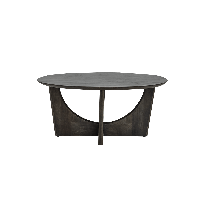 Tower Living Fermo salontafel - ø90 cm - olijfbruin