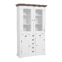 Tower Living Fleur vitrinekast - 115 cm - wit
