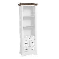 Tower Living Fleur boekenkast - 66 cm - wit