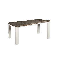 Fleur eettafel - 200 cm vierkant - wit