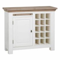 Parma wijnkast - 104 cm - wit