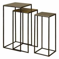 Tower Living Renew Iron bijzettafel set vanaf 25 cm - brons