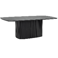 Tower Living Rivello eettafel - 220 cm - zwart