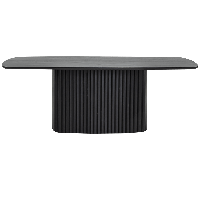 Tower Living Rivello eettafel - 220 cm - zwart