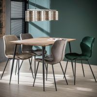 Fraaai Verona eetkamerstoel velvet champagne - Outlet A