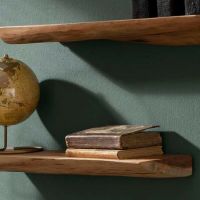 Fraaai Woody wandplank set van drie - OUTLET B