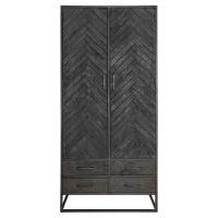 Starfurn Kabinet New York - 90 cm - zwart