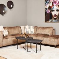 Starfurn Ronde salontafels Arlington - set van 2 - zwart